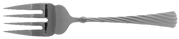 Atlantis (Stainless) Large Solid Cold Meat Serving Fork