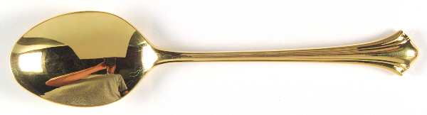 Autumn Gold (Gold Electroplate) Place/Oval Soup Spoon