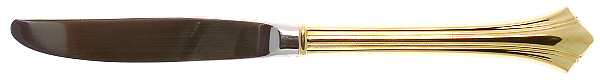 Autumn Gold (Gold Electroplate) Modern Hollow Knife
