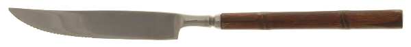 Bamboo (Stainless) Individual Steak Knife Hollow Handle