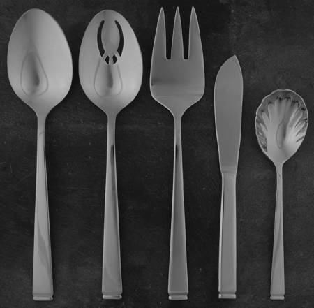 Barclay (Stainless, 1982) 5 Piece Hostess Set