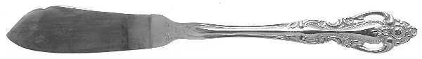 Baroque Flat Handle Master Butter Knife