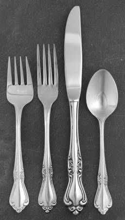 Belle Grove (Stainless) 4 Piece Place Setting