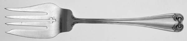 Belmont (Silverplate) Medium Solid Cold Meat Serving Fork