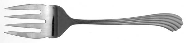 Bentwood (Stainless) Medium Solid Cold Meat Serving Fork