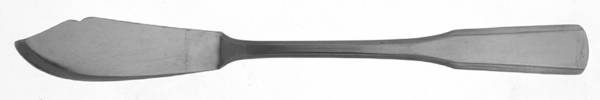 Bright Antique (Stainless) Flat Handle Master Butter Knife