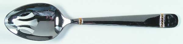 Brighton Gold (Stainless) Pierced Tablespoon (Serving Spoon)