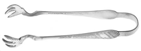Brilliant (Silverplate, 1869) Sugar Tongs