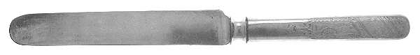 Brilliant (Silverplate, 1869) Old French Hollow Knife
