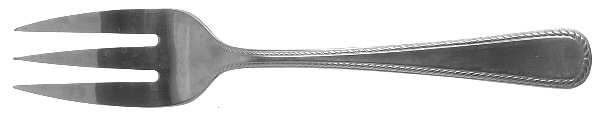 Brigadoon (Stainless) Medium Solid Cold Meat Serving Fork