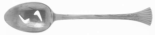 Bretton Woods-Shell (Stainless) Pierced Tablespoon (Serving Spoon)
