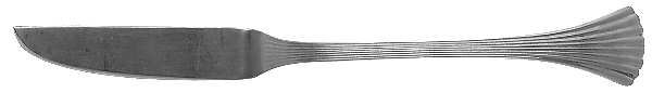 Bretton Woods-Shell (Stainless) Flat Handle Master Butter Knife