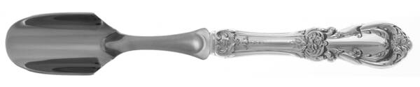 Burgundy (Sterling, 1949, No Monograms) Cheese Scoop with Stainless Scoop HC