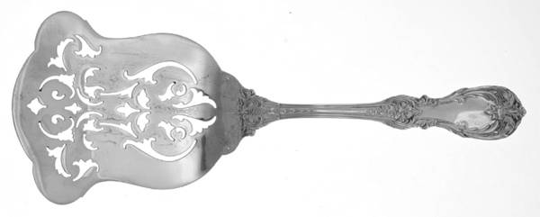 Burgundy (Sterling, 1949, No Monograms) Solid Asparagus Server