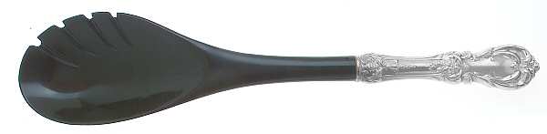 Burgundy (Sterling, 1949, No Monograms) Salad Serving Fork with Plastic Prongs