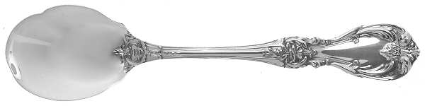 Burgundy (Sterling, 1949, No Monograms) Ice Cream Spoon Individual