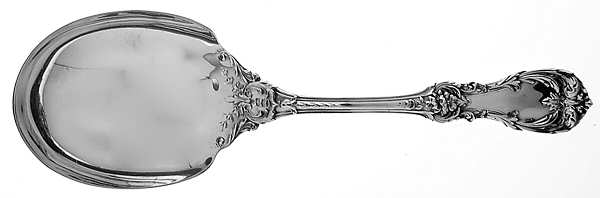 Burgundy (Sterling, 1949, No Monograms) Solid Salad Serving Spoon