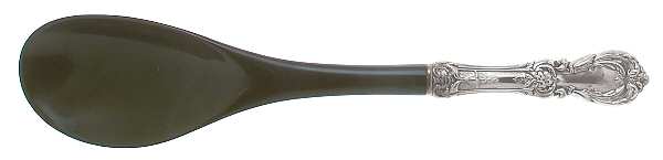 Burgundy (Sterling, 1949, No Monograms) Salad Serving Spoon with Plastic Bowl