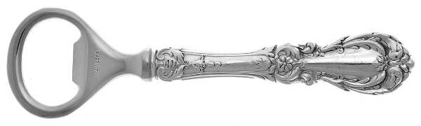 Burgundy (Sterling, 1949, No Monograms) Bottle Opener with Stainless Bowl