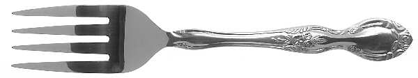 Candace-Andrea (Stainless) Medium Solid Cold Meat Serving Fork