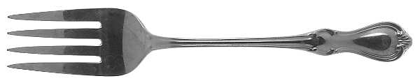 Camelot (Stainless) Medium Solid Cold Meat Serving Fork
