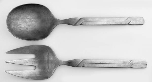Camelback (Stainless) (2 Pc) Solid Salad Set