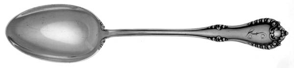 Carlton (Silverplate, 1896) Monogram Tablespoon (Serving Spoon)