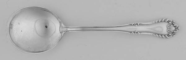 Carlton (Silverplate, 1896) Round Bowl Soup Spoon (Gumbo)