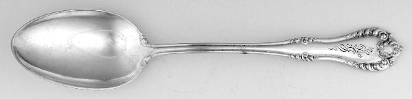 Carlton (Silverplate, 1896) Monogram Tablespoon (Serving Spoon)