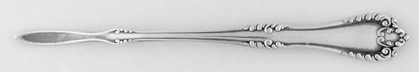 Carlton (Silverplate, 1896) Solid Nut Pick