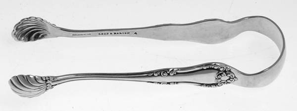 Carlton (Silverplate, 1896) Sugar Tongs