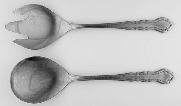Carriage (Stainless) (2 Pc) Solid Salad Set