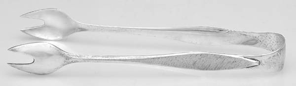 Cellini (Sterling, 1967, No Monograms) Sugar Tongs