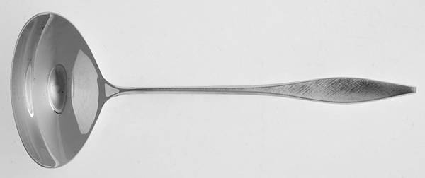 Cellini (Sterling, 1967, No Monograms) Solid Piece Cream Ladle