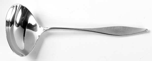 Cellini (Sterling, 1967, No Monograms) Solid Gravy Ladle