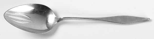 Cellini (Sterling, 1967, No Monograms) Pierced Tablespoon (Serving Spoon)
