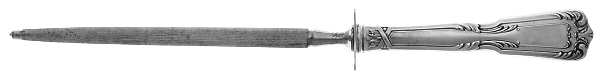 Chambord (Sterling) Large Knife Sharpener-Steel Rod w/Sterling Guard