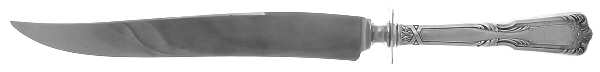 Chambord (Sterling) Large Carving/Roast Knife StnlBl w/Sterling Guard