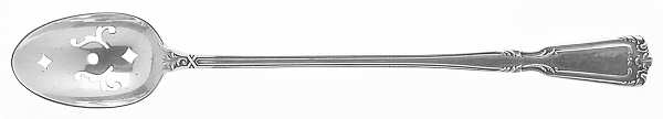 Chambord (Sterling) Pierced Bowl Long Handle Olive Spoon