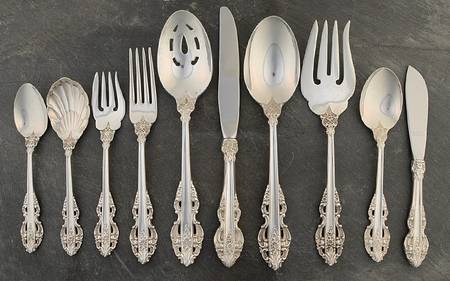 Chambord (Silverplate, 1985) 45 Piece Starter Set