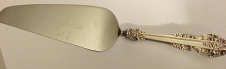 Chambord (Silverplate, 1985) Pie & Cake Server with Stainless Blade