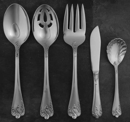 Chardonnay (Stainless, 1988) 5 Piece Hostess Set