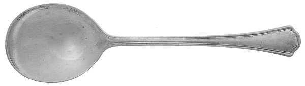 Clovelly (Sterling, 1912) Round Bowl Soup Spoon (Gumbo)