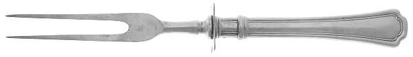 Clovelly (Sterling, 1912) Large Stainless-Prong Roast Carving Fork
