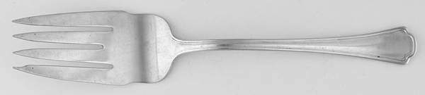 Clovelly (Sterling, 1912) Fork-Cold Meat/Servg-Sm/Solid