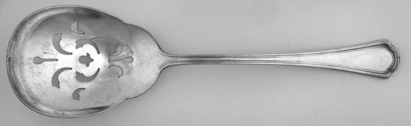 Clovelly (Silverplate, 1920) Solid Pierced Casserole Spoon