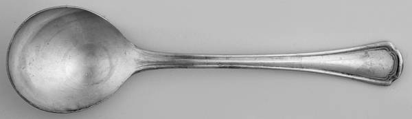 Clovelly (Silverplate, 1920) Round Bowl Soup Spoon (Bouillon)