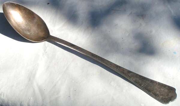 Clovelly (Silverplate, 1920) Large Solid Dressing Spoon