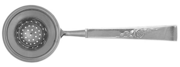 Classic Rose (Sterling, 1954) Tea Strainer Overcup Serving-Stainless Bowl HC