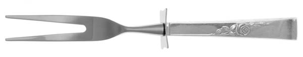 Classic Rose (Sterling, 1954) Carving Fork Small with Stainless Prongs HC